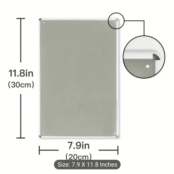 Braver Stronger Smarter Loved Metal Plaque - Picture 5 of 6